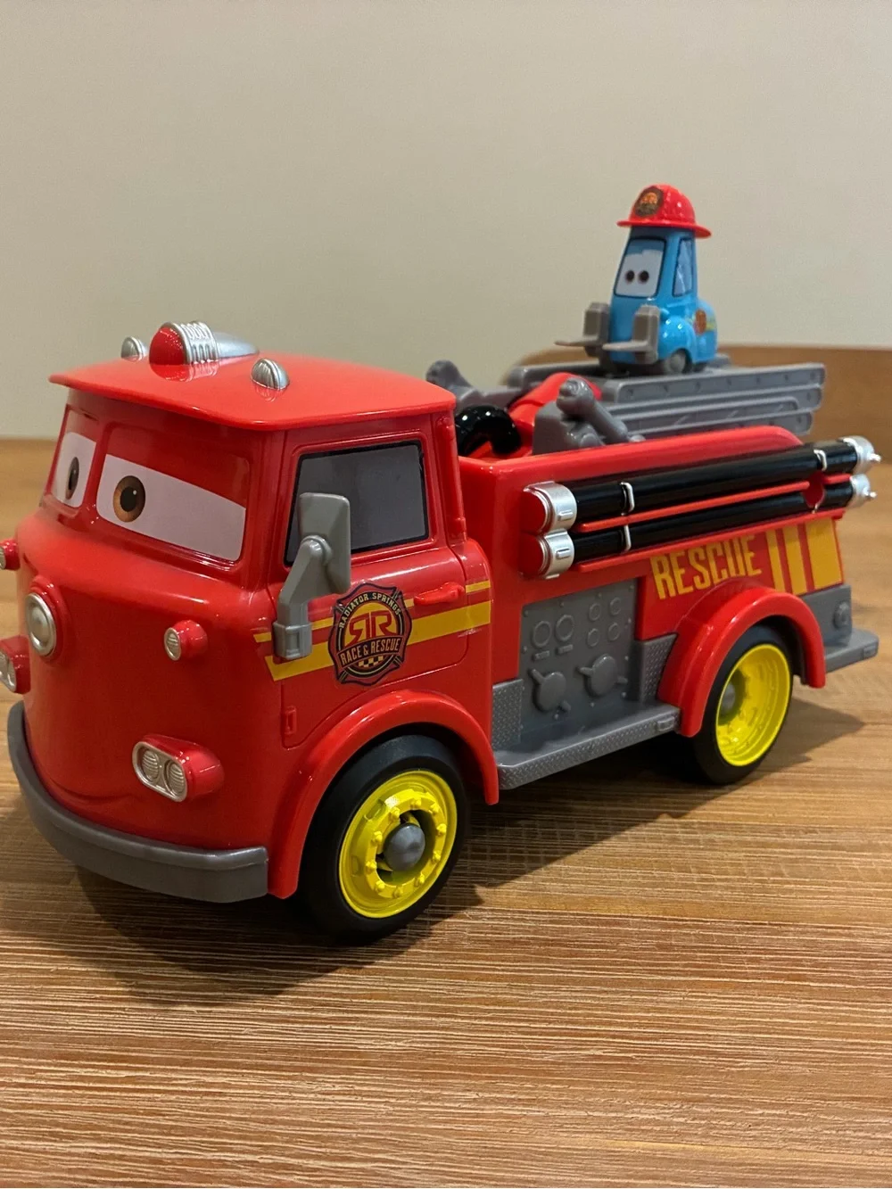 Lightening McQueen RED Rescue Fire Truck Toy